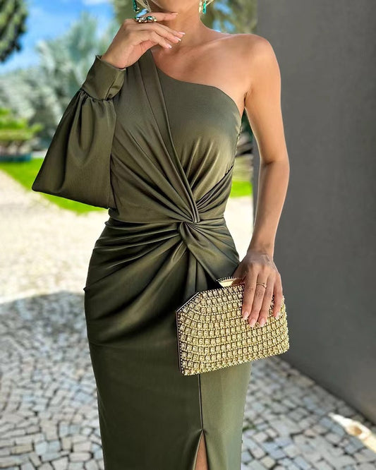 Katia | Elegante One-Shoulder Abendkleid