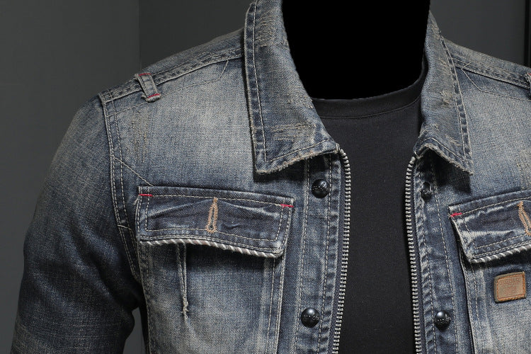 Carl | Retro-Jeansjacke