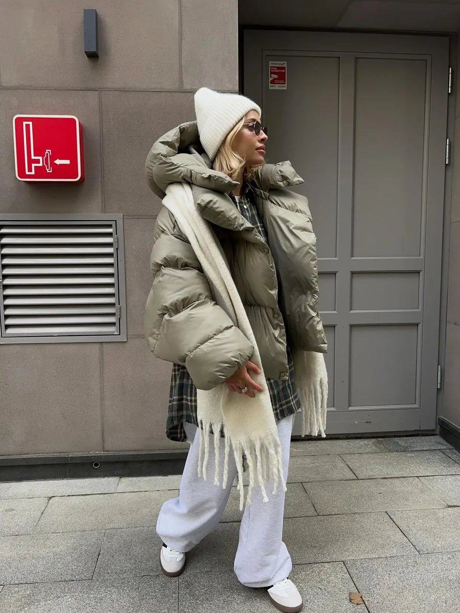 Amie | Oversized Pufferjacke