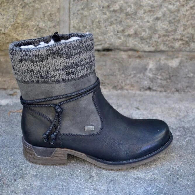 Linnea | Winterstiefel aus veganem Leder